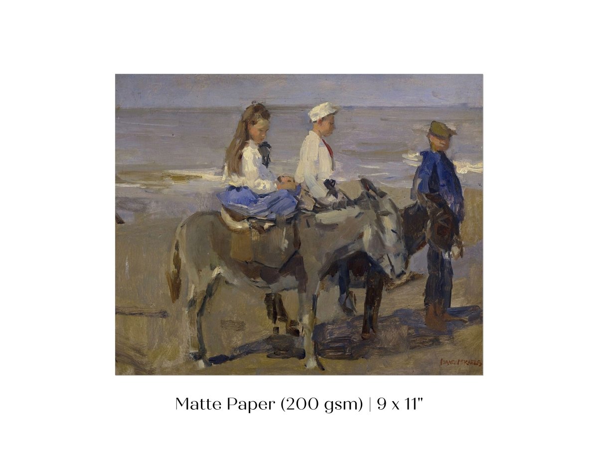 Donkey Ride | P423 - Single Art Prints - Piccolo Fiore Prints