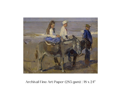 Donkey Ride | P423 - Single Art Prints - Piccolo Fiore Prints