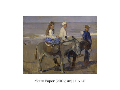 Donkey Ride | P423 - Single Art Prints - Piccolo Fiore Prints
