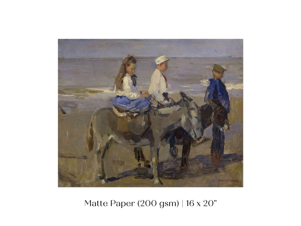 Donkey Ride | P423 - Single Art Prints - Piccolo Fiore Prints
