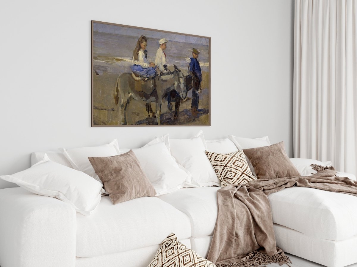Donkey Ride | P423 - Single Art Prints - Piccolo Fiore Prints