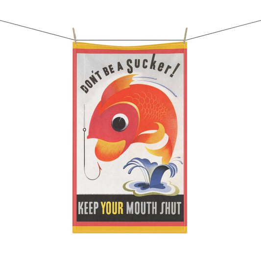 Don't be a Sucker | Tea Towel - Tea Towel - Piccolo Fiore Prints
