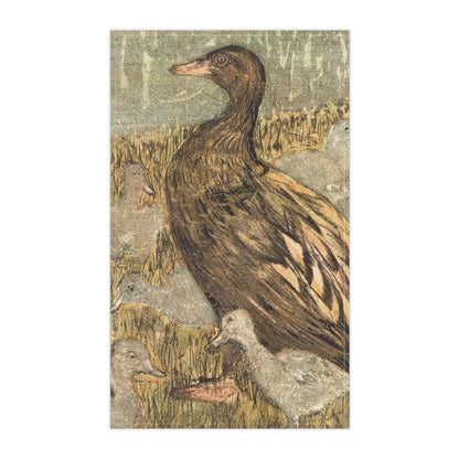 Duck with Ducklings | Tea Towel - Tea Towel - Piccolo Fiore Prints