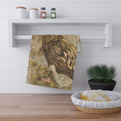 Duck with Ducklings | Tea Towel - Tea Towel - Piccolo Fiore Prints