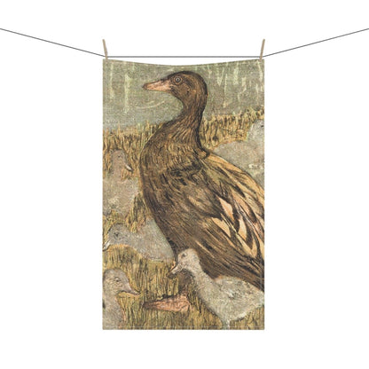 Duck with Ducklings | Tea Towel - Tea Towel - Piccolo Fiore Prints