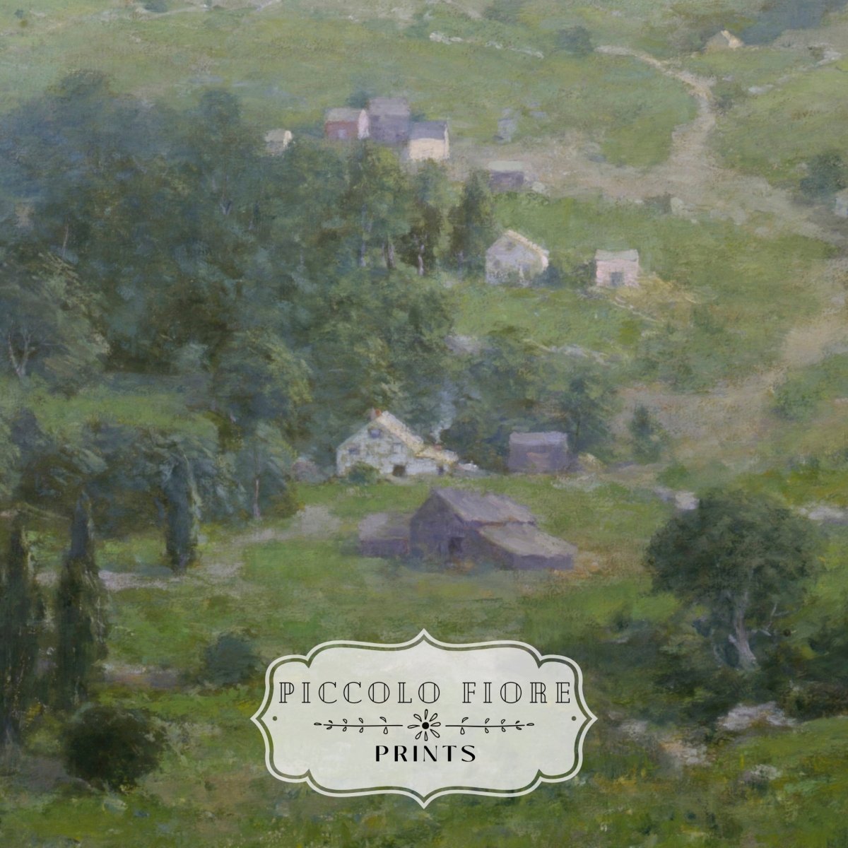 Early Summer Landscape | P198 - Single Art Prints - Piccolo Fiore Prints