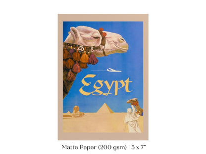 Egypt TWA Travel Advertisement | P704 - Single Art Prints - Piccolo Fiore Prints