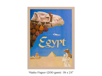 Egypt TWA Travel Advertisement | P704 - Single Art Prints - Piccolo Fiore Prints