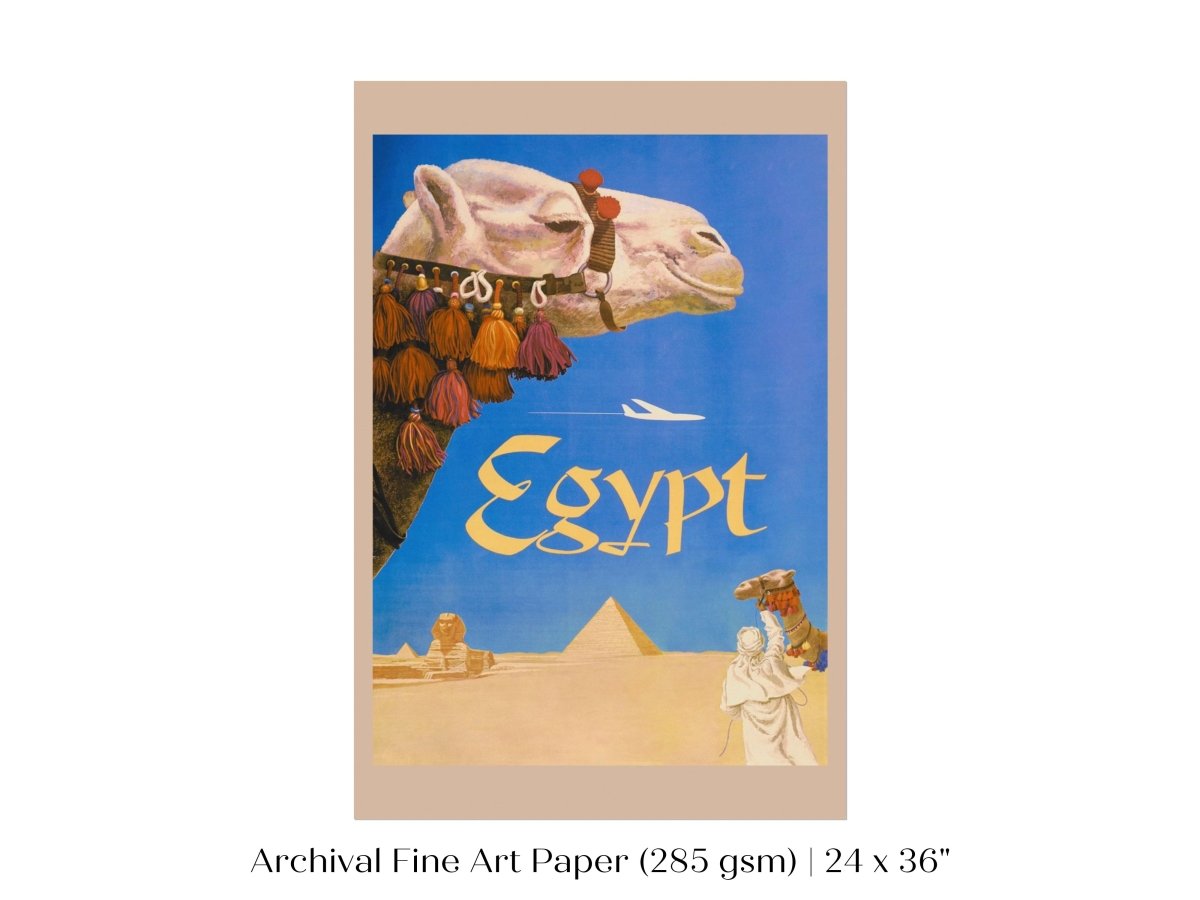 Egypt TWA Travel Advertisement | P704 - Single Art Prints - Piccolo Fiore Prints