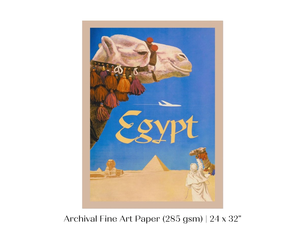 Egypt TWA Travel Advertisement | P704 - Single Art Prints - Piccolo Fiore Prints