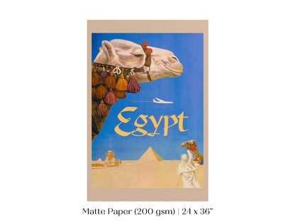 Egypt TWA Travel Advertisement | P704 - Single Art Prints - Piccolo Fiore Prints