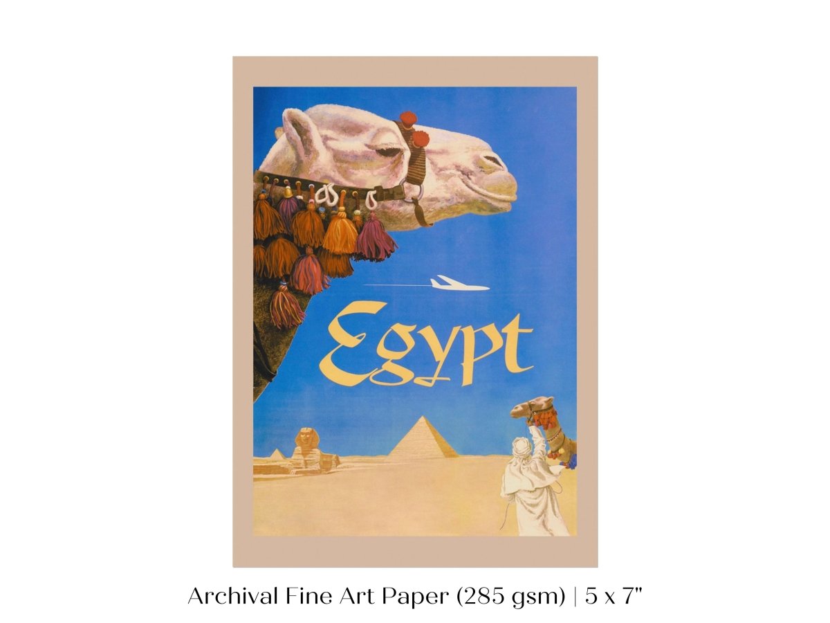 Egypt TWA Travel Advertisement | P704 - Single Art Prints - Piccolo Fiore Prints