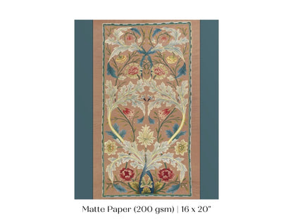 Embroidered Panel | P436 - Single Art Prints - Piccolo Fiore Prints