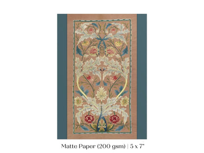Embroidered Panel | P436 - Single Art Prints - Piccolo Fiore Prints