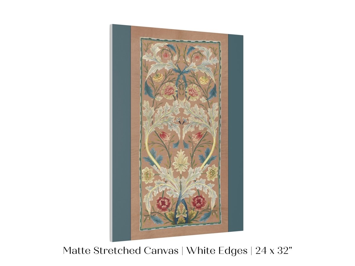 Embroidered Panel | P436 - Single Art Prints - Piccolo Fiore Prints