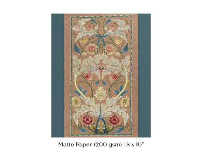 Embroidered Panel | P436 - Single Art Prints - Piccolo Fiore Prints