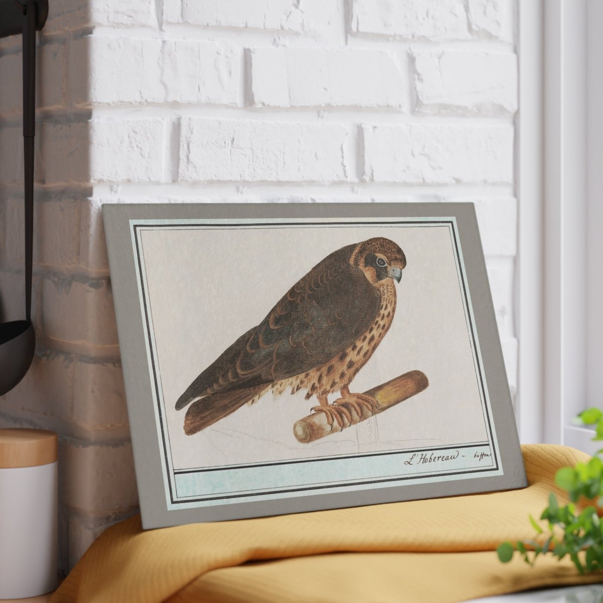 Falcon | Glass Chopping Board - Glass Chopping Board - Piccolo Fiore Prints