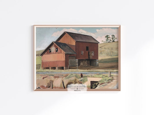 Farmhouse | P370 - Single Art Prints - Piccolo Fiore Prints