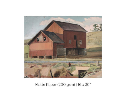 Farmhouse | P370 - Single Art Prints - Piccolo Fiore Prints