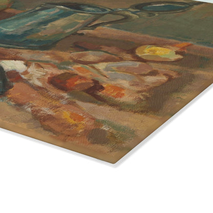 Fish Supper | Glass Chopping Board - Glass Chopping Board - Piccolo Fiore Prints