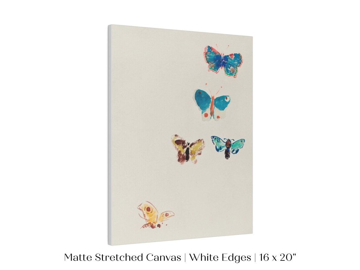 Five Butterflies | P33 - Single Art Prints - Piccolo Fiore Prints