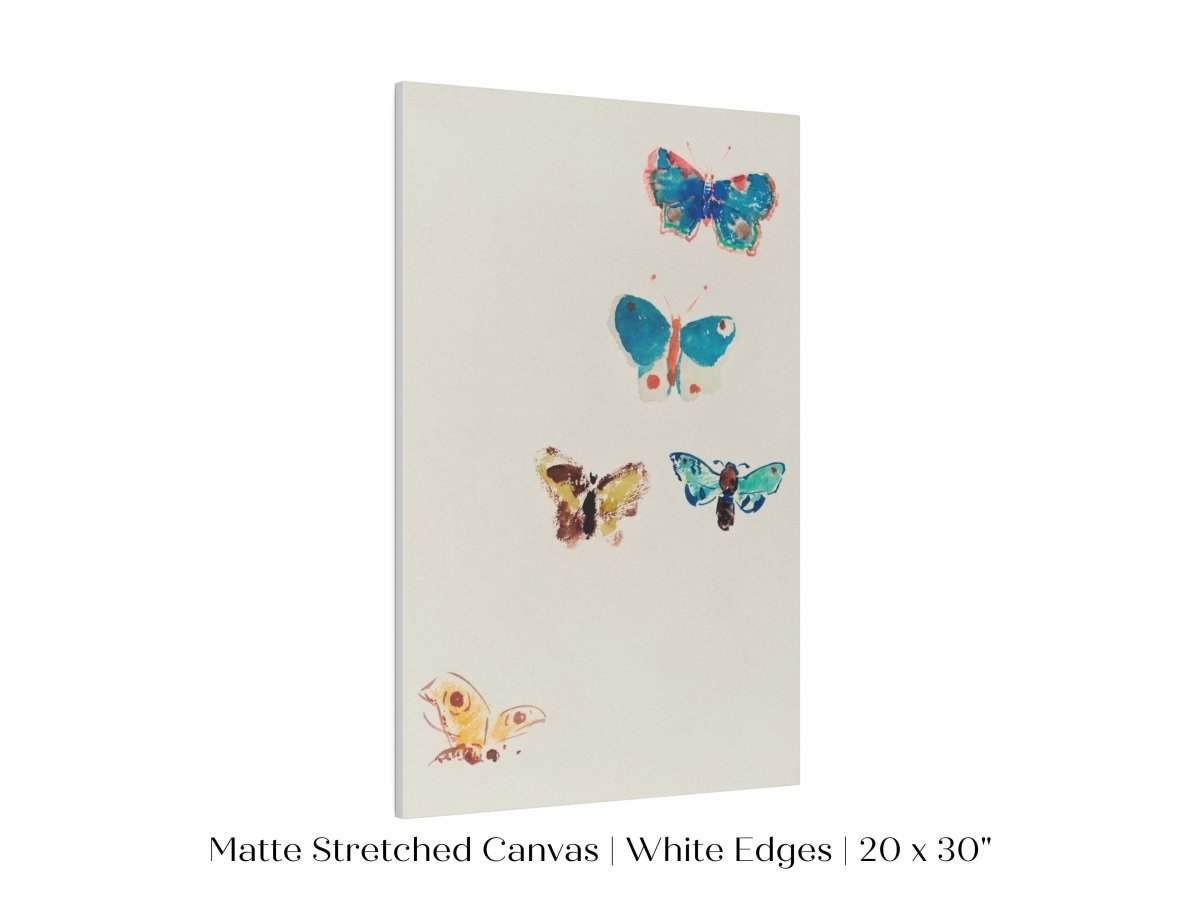 Five Butterflies | P33 - Single Art Prints - Piccolo Fiore Prints
