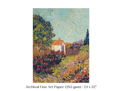 Floral Country Garden | P310 - Single Art Prints - Piccolo Fiore Prints