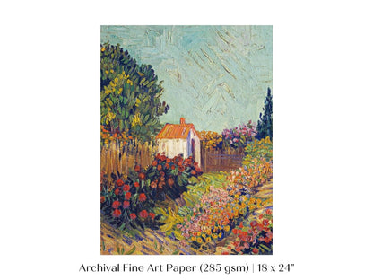 Floral Country Garden | P310 - Single Art Prints - Piccolo Fiore Prints