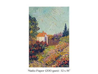 Floral Country Garden | P310 - Single Art Prints - Piccolo Fiore Prints