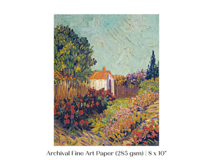 Floral Country Garden | P310 - Single Art Prints - Piccolo Fiore Prints