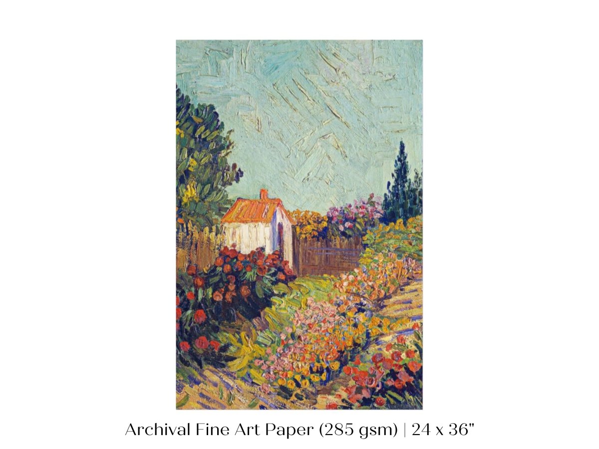 Floral Country Garden | P310 - Single Art Prints - Piccolo Fiore Prints