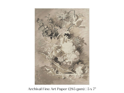 Flower Study | P548 - Single Art Prints - Piccolo Fiore Prints