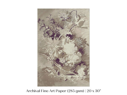 Flower Study | P548 - Single Art Prints - Piccolo Fiore Prints
