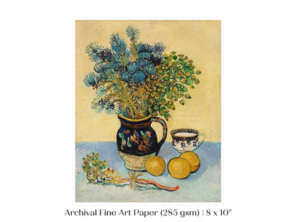 Flowers in a Jug | P312 - Single Art Prints - Piccolo Fiore Prints