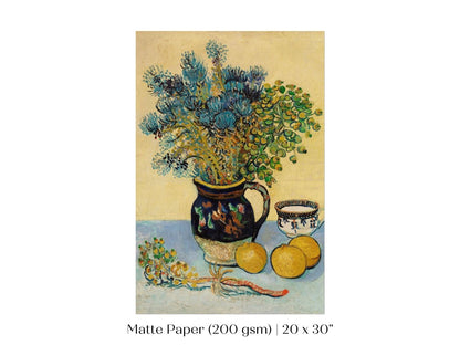 Flowers in a Jug | P312 - Single Art Prints - Piccolo Fiore Prints