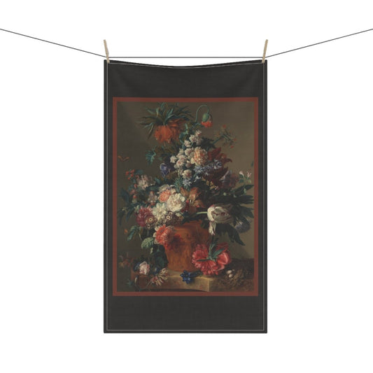 Flowers in Terracotta Pot | Tea Towel - Tea Towel - Piccolo Fiore Prints