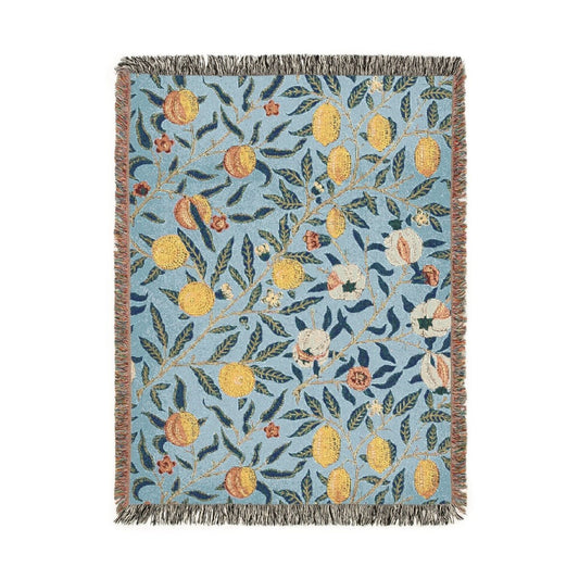 Four Fruits | William Morris | Woven Blanket - Woven Blanket - Piccolo Fiore Prints