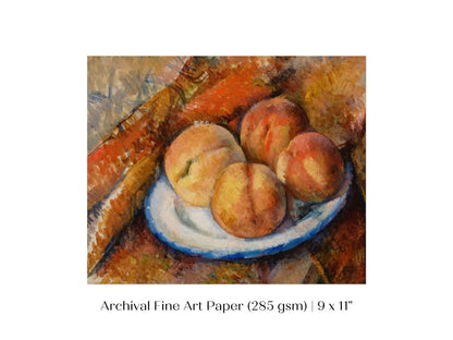 Four Peaches | P106 - Single Art Prints - Piccolo Fiore Prints