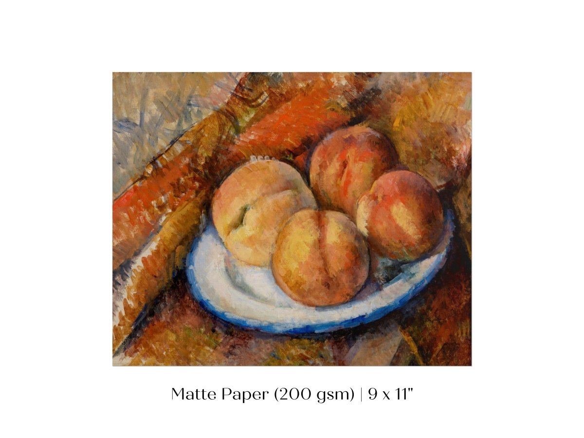 Four Peaches | P106 - Single Art Prints - Piccolo Fiore Prints