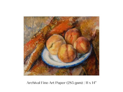 Four Peaches | P106 - Single Art Prints - Piccolo Fiore Prints