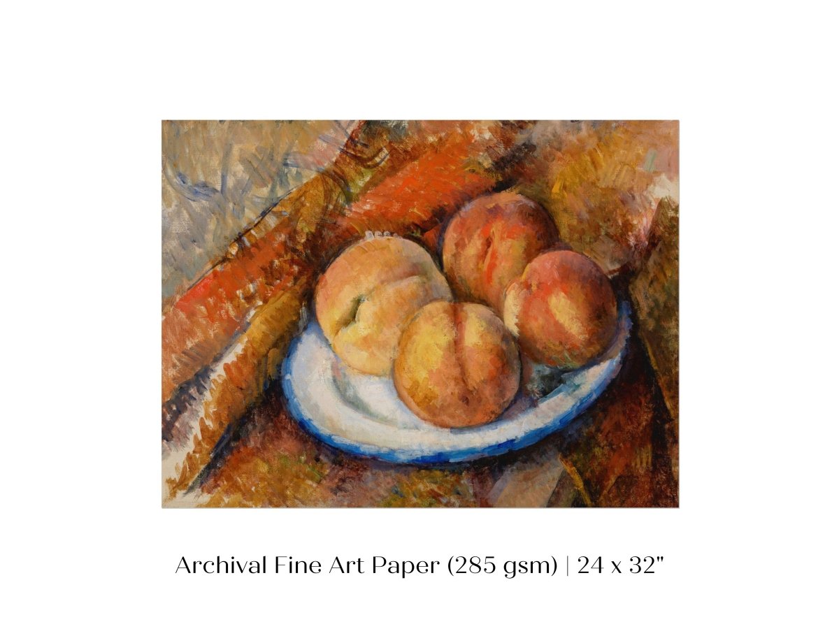 Four Peaches | P106 - Single Art Prints - Piccolo Fiore Prints