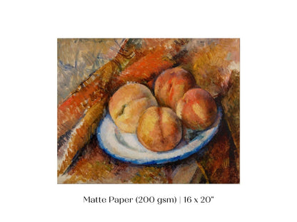 Four Peaches | P106 - Single Art Prints - Piccolo Fiore Prints