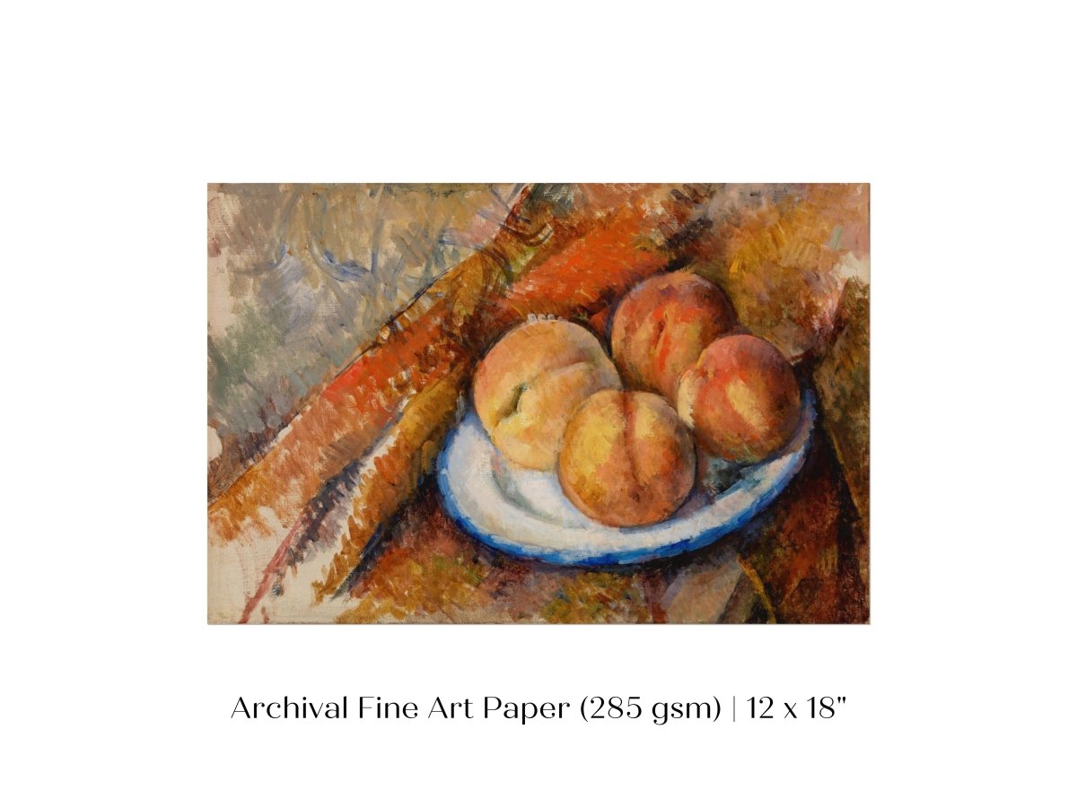 Four Peaches | P106 - Single Art Prints - Piccolo Fiore Prints