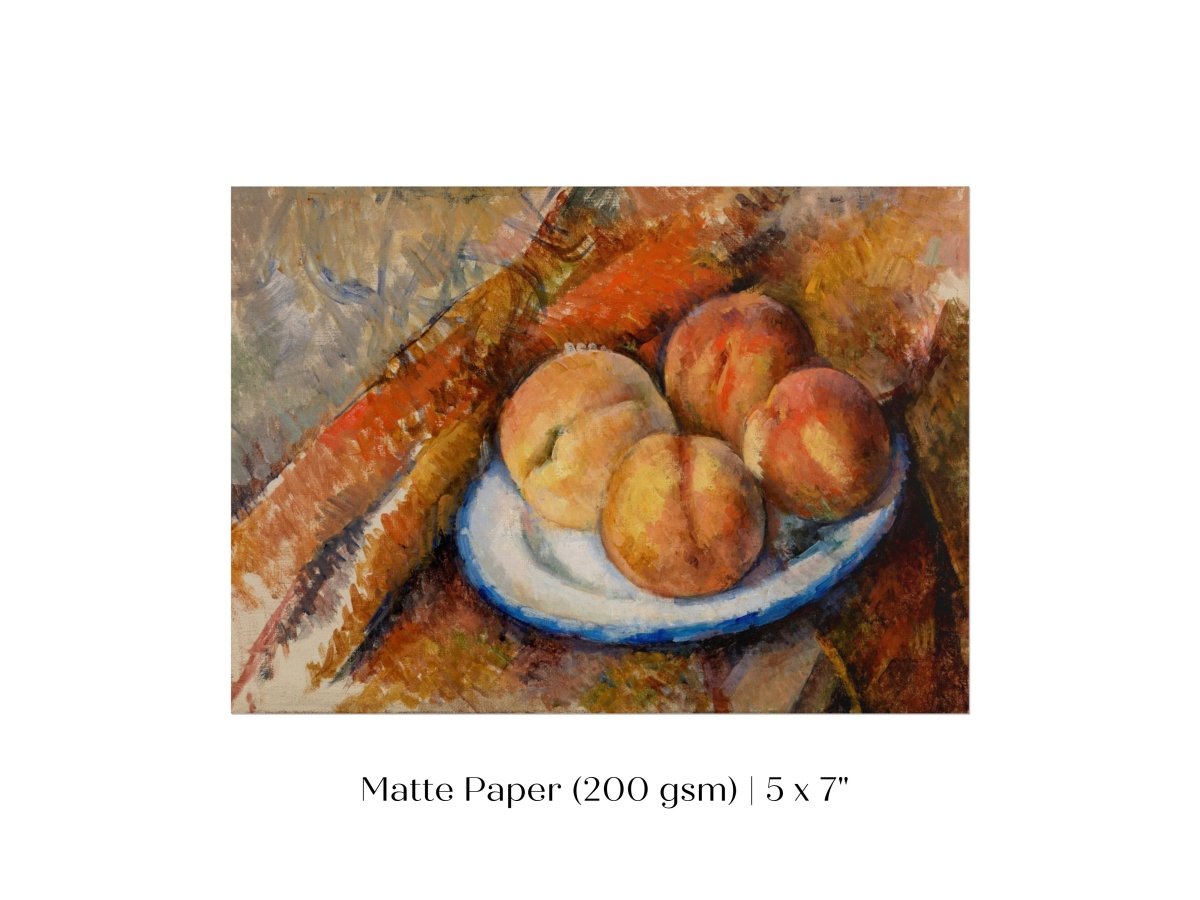 Four Peaches | P106 - Single Art Prints - Piccolo Fiore Prints