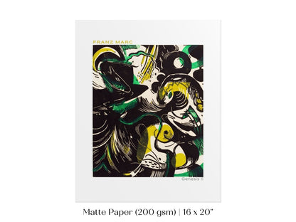 Franz Marc | Genesis II | P586 - Single Art Prints - Piccolo Fiore Prints