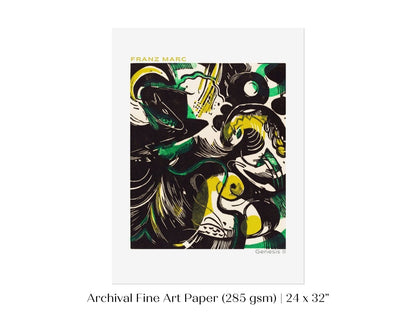 Franz Marc | Genesis II | P586 - Single Art Prints - Piccolo Fiore Prints