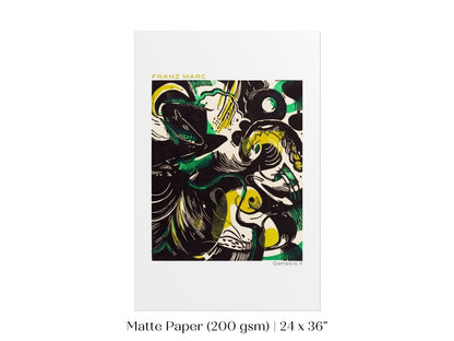 Franz Marc | Genesis II | P586 - Single Art Prints - Piccolo Fiore Prints