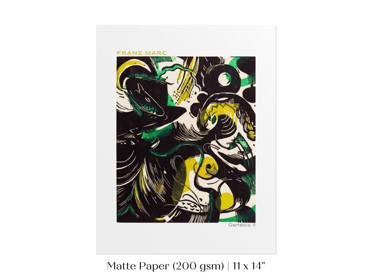 Franz Marc | Genesis II | P586 - Single Art Prints - Piccolo Fiore Prints