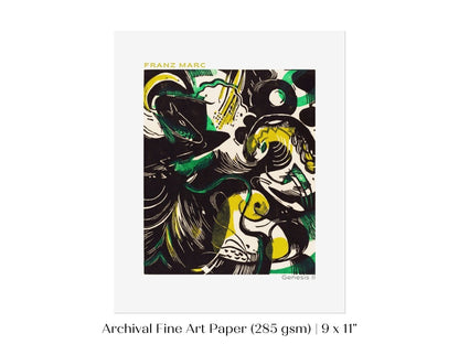 Franz Marc | Genesis II | P586 - Single Art Prints - Piccolo Fiore Prints