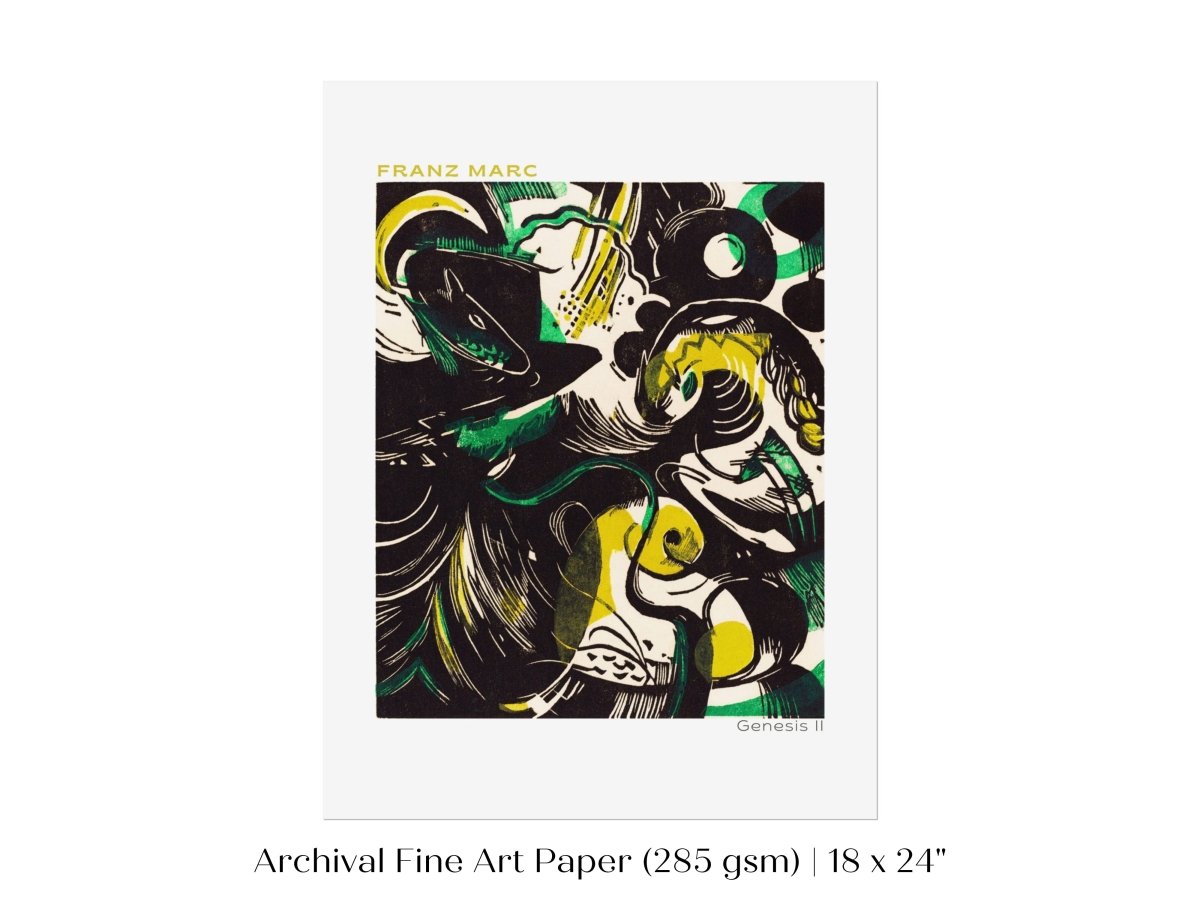 Franz Marc | Genesis II | P586 - Single Art Prints - Piccolo Fiore Prints